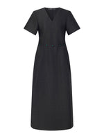 18MM Gambiered Canton Gauze Women Agate-Inspired Belted Maxi Dress GOELIA
