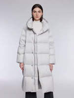 [Preview] Hooded Goose Down Unisex Overcoat GOELIA