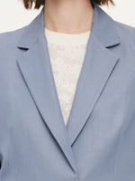 Acetate Tencel Linen Blend Women Blazer GOELIA
