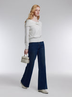 [Preview] Wool Bow Neck Women Sweater GOELIA