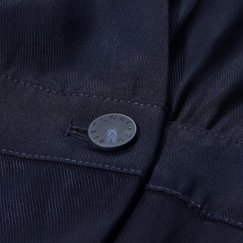 Tencel Asymmetrical One Button Midi Dress GOELIA