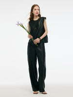 16MM Xiang Yun Silk Women Asymmetric Tank Top GOELIA