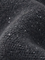 Mohair Wool Blend Sequins Women Sweater GOELIA
