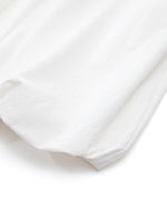 Quick-Dry UV Protection Square Neck Women Bubble Hem Mini Dress With Scrunchie GOELIA