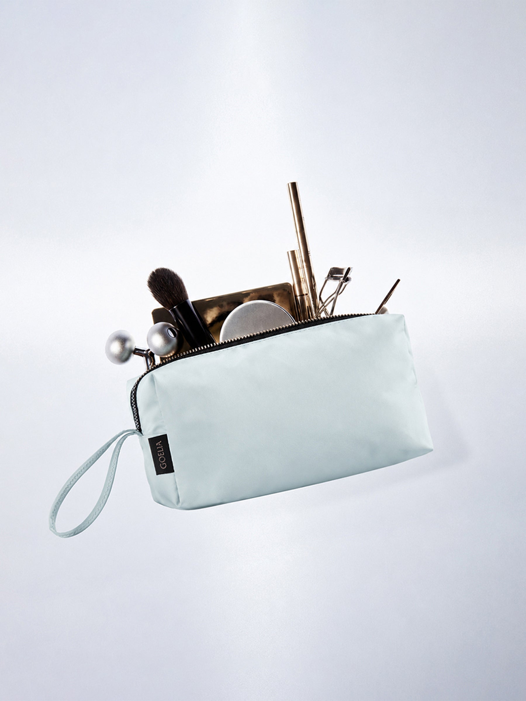 Light Sea Blue Small Cosmetic Bag GOELIA
