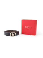 GO Letter Women Leather Belt Size Medium GOELIA