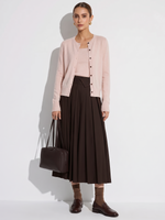 Wool Blend Cardigan And Tank Top Two-Piece Set GOELIA