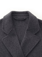 Wool Double-Breasted Women Coat GOELIA