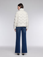 [Preview] Mandarin Collar Women Cropped Goose Down Jacket GOELIA