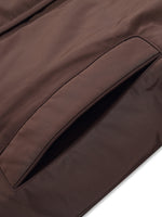 Quilted Hooded Goose Down Wrap Overcoat GOELIA