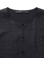 18MM Gambiered Canton Gauze Women Embroidered Hem Vest GOELIA