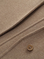 Cashmere Wool Blend Double-Faced Scarf Collar Women Coat GOELIA