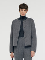 Alpaca Wool Double-Faced Women Jacket GOELIA