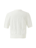Iris Jacquard Sequins Single-Breasted Knitted Women Cardigan GOELIA
