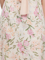 19MM Mulberry Silk Floral Print Women Skirt GOELIA
