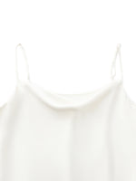 22MM Mulberry Silk Cowl Neck Women Camisole With Scrunchie GOELIA