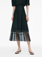 18MM Xiang Yun Silk Women Embroidered Skirt GOELIA
