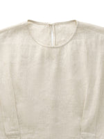 100% Linen Blouse And Pants Two-Piece Set GOELIA