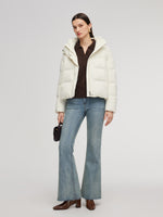 Windproof Hooded Goose Down Jacket GOELIA