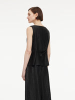 18MM Gambiered Canton Gauze Women H-Line Vest GOELIA