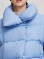 Windproof Lightweight Wide Lapel Goose Down Jacket GOELIA