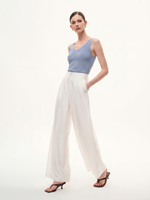 Glittering V-Neck Women Knit Tank Top GOELIA