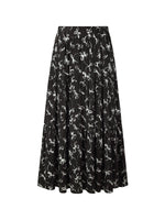 [Preview] Ribbon Print A-Line Women Skirt GOELIA