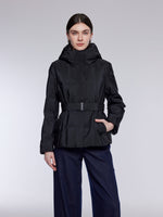 [Preview] Gathered Waist Belted Hooded Goose Down Jacket GOELIA