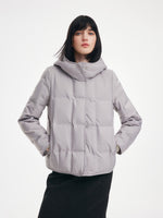 [Preview] Hooded Goose Down Cropped Jacket GOELIA
