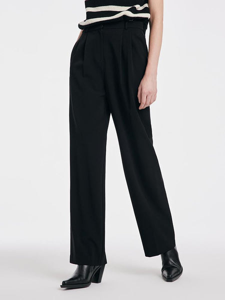 Acetate Straight Full Length Pants – GOELIA