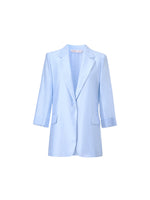 Tencel Acetate Blend 3/4 Sleeve Women Blazer GOELIA