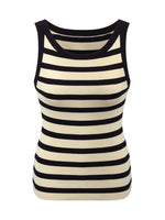 Striped Knitted Women Tank Top GOELIA