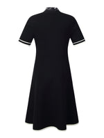 [Preview] Lyocell Blend Women Knit Midi Dress With Detachable Silky Scarf GOELIA