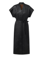 19MM Xiang Yun Silk V-Neck Women Midi Dress GOELIA