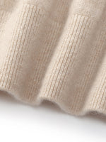 100% Cashmere Jacquard Women Sweater GOELIA