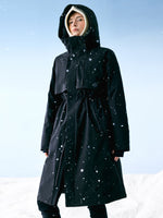 Hooded Unisex Goose Down Trench Coat GOELIA