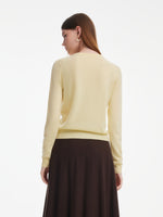 100% Cashmere Seamless Women Sweater GOELIA