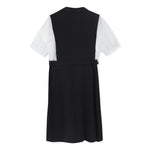 Acetate Notched Lapel Double-Breasted Mini Dress GOELIA