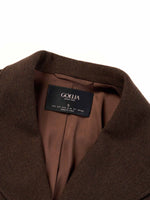 Cashmere Wool Blend Women Mid-Length Wrap Coat GOELIA