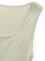 Square Neck Women Knit Tank Top GOELIA