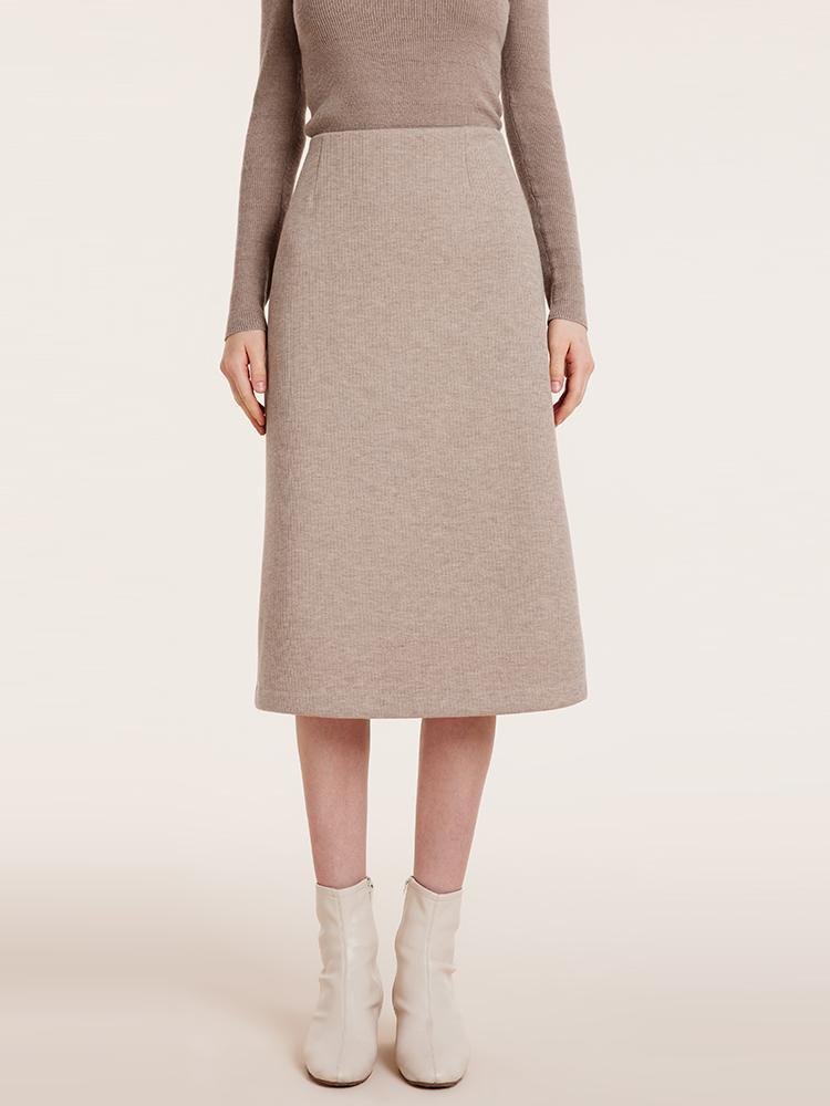 Knit A-Line Half Women Skirt GOELIA
