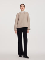 Cashmere Wool Blend Double-Faced Women Jacket GOELIA