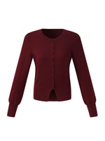 Tencel Blend Puff Long Sleeve Women Knit Top GOELIA