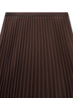 PU Leather Pleated A-Line Women Skirt GOELIA