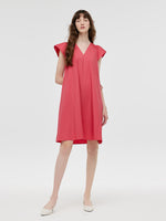 V-Neck Women Mini Dress GOELIA