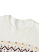 [Preview] Wool Blend Sheep Fair Isle Unisex Sweater GOELIA