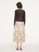 Tencel Blend Cardigan And Floral Print Strap Dress Two-Piece Set GOELIA