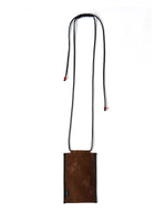 Dual-Color Gambiered Canton Gauze Crossbody Phone Bag GOELIA