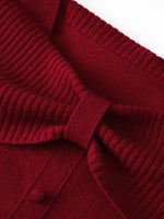 [Preview] Wool Bow Neck Women Sweater GOELIA