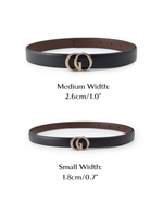 GO Letter Women Leather Belt Size Medium GOELIA